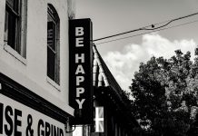 Be happy and a reason for win come along